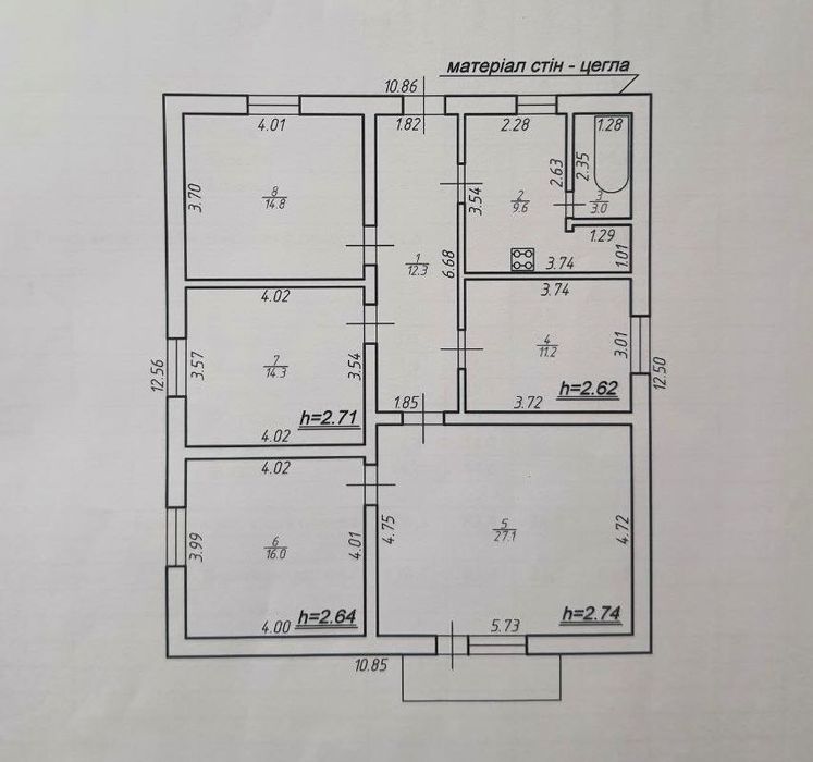 Будинок с. Оболоння, 3 км від м. Долина