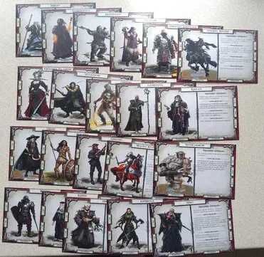 90 kart poszukiwaczy do gry Talisman (Magia i miecz)