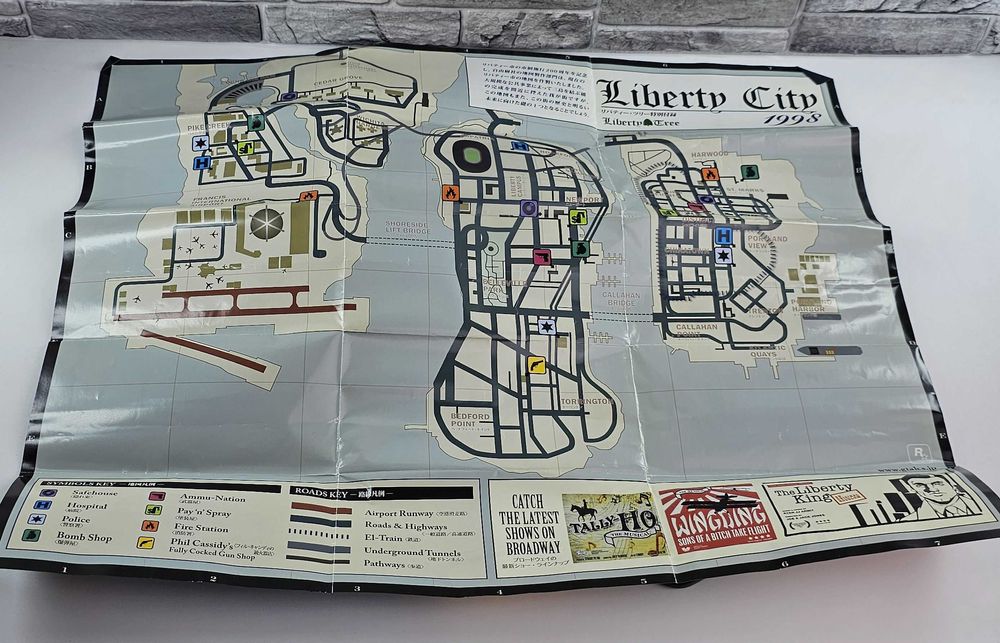 Grand Theft Auto: Liberty City Stories PSP + mapa