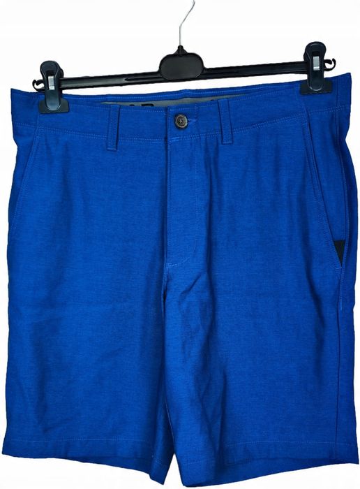 Haggar in motion sportowe spodenki granatowy melanż 34