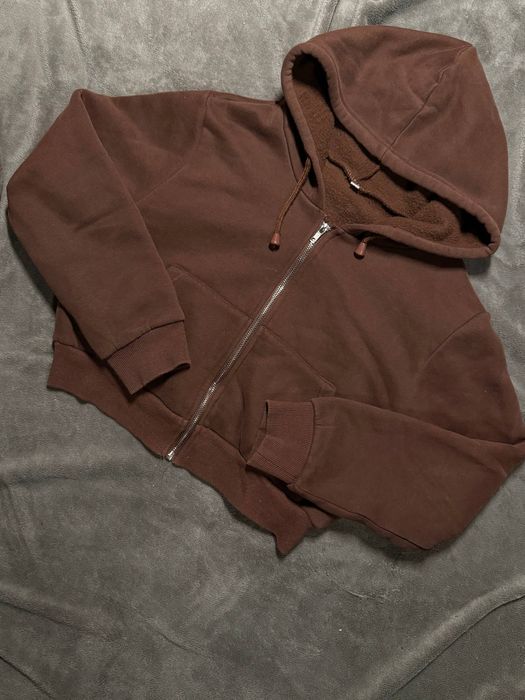 Зіп-худі коричневий