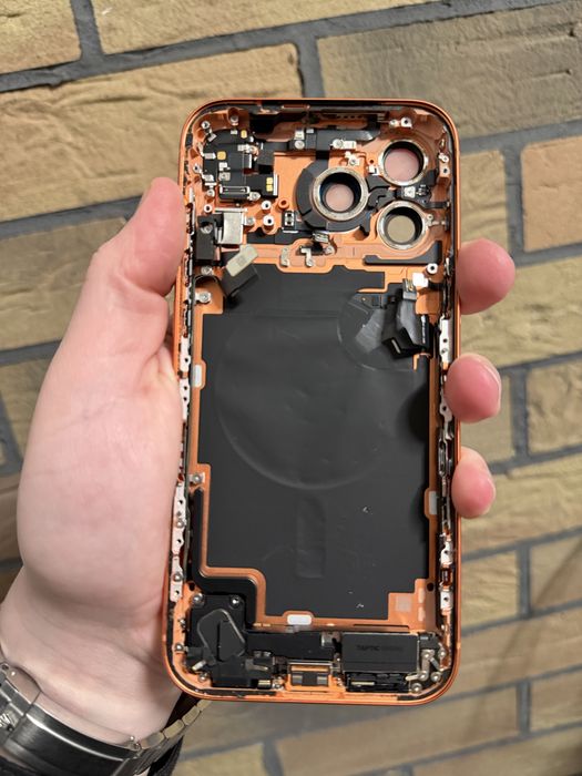 Оригінальний корпус для iPhone 17 Pro Max (Cosmic Orange), (e-Sim)
