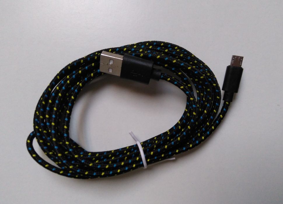 3-Meter Data or Charging Cable, USB to Micro USB64286193676417123
