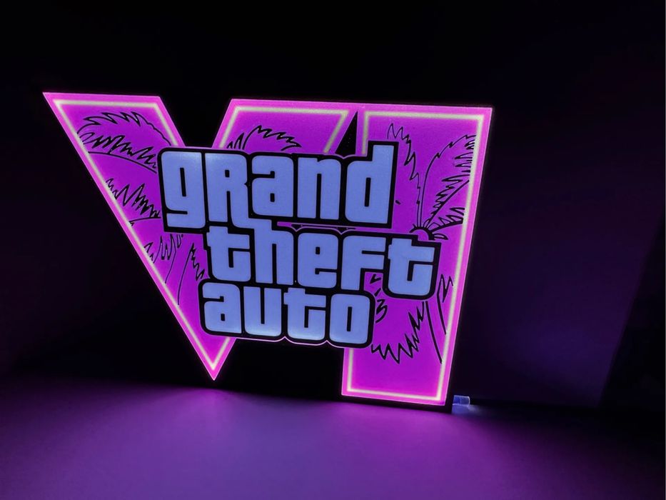 Led светильник  в стиле GTA6
