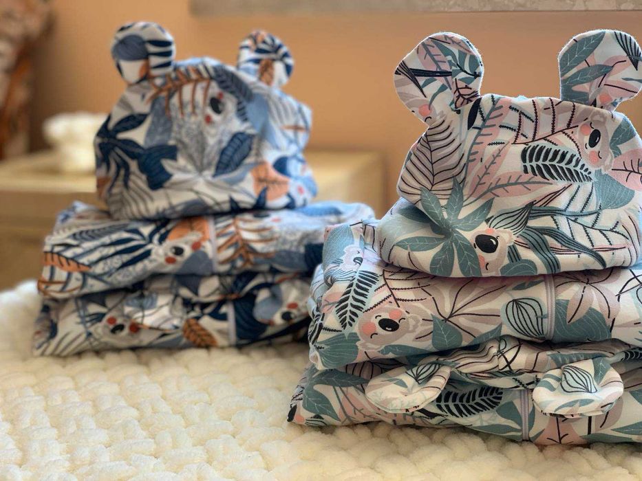 Pajacyk bawelniany dwuwarstwowy dla maluchow