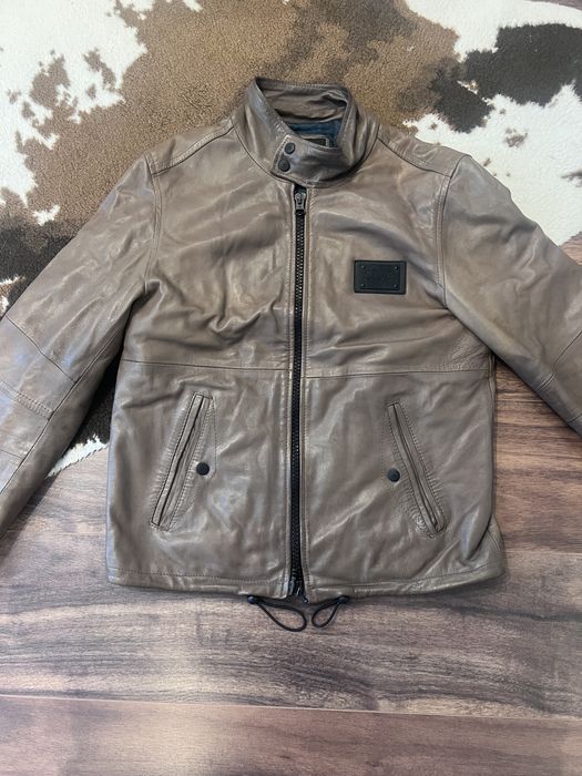 Casaco pele Antony Morato M castanho – 100% pele verdadeira como novo
