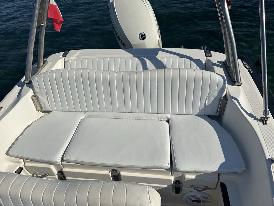 RIB Ponton ZAR 53 Evinrude 130 E-TEC stereo navi ploter