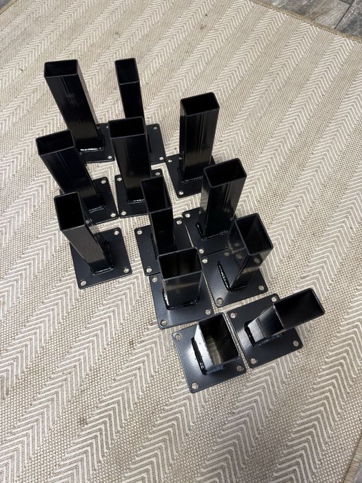 PODSTAWA STOPA słupka panelowego 60x40 CZARNA 9005 NAJMOCNIEJSZA
