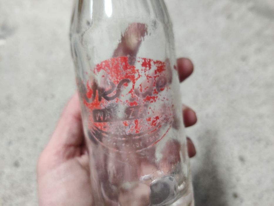 Kolekcjonerska butelka Okęcie Warszawa