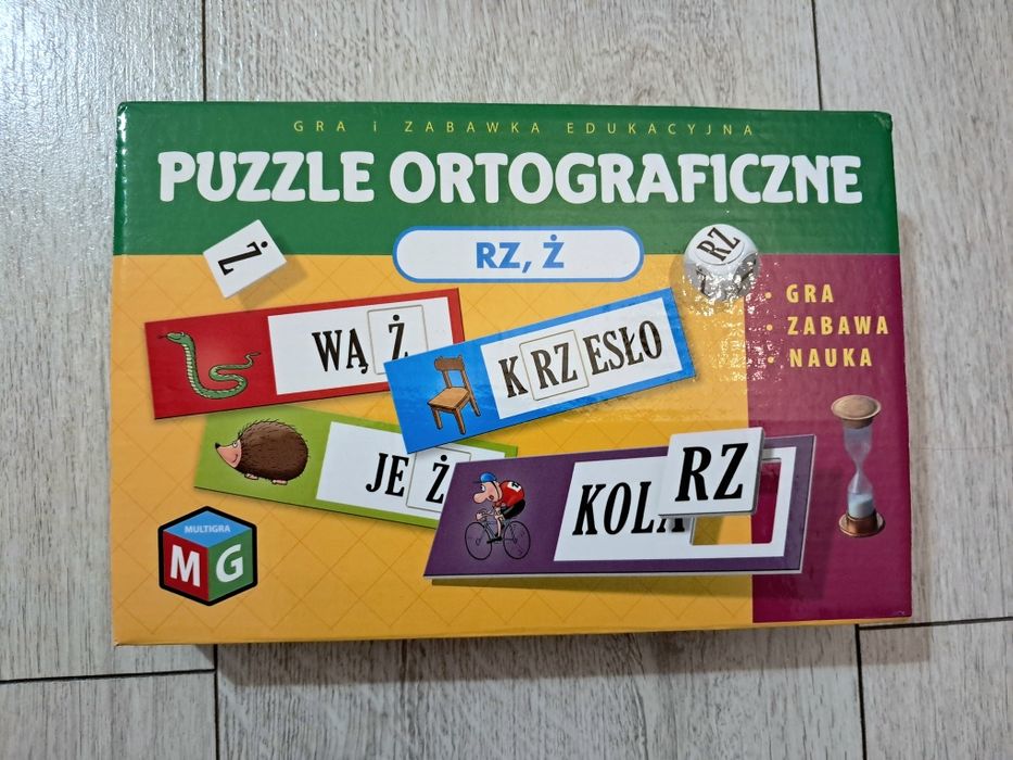 Gra edukacyjna "Puzzle ortograficzne"