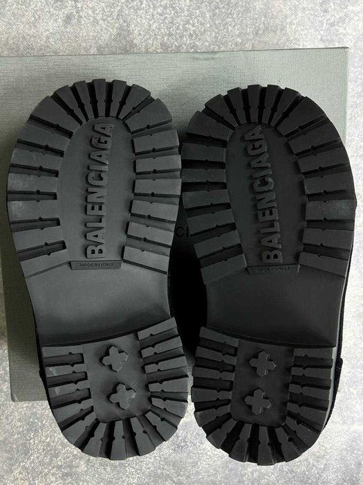 BALENCIAGA ALASKA SKI FUR BOOTS ботинки чоботи чорні уггі ugg low