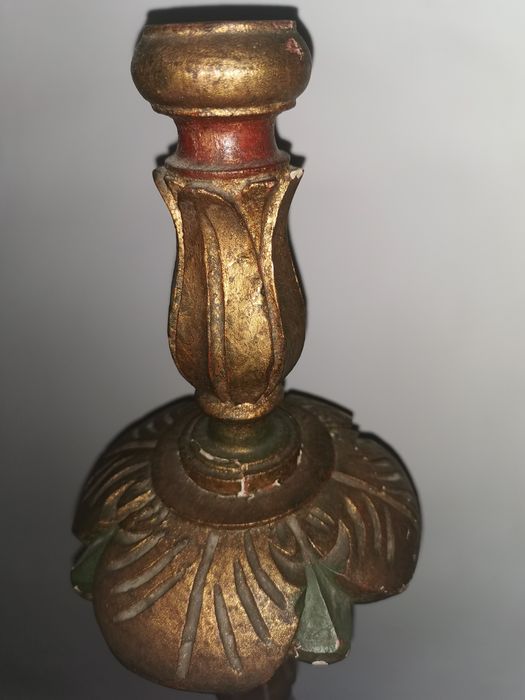 Tocheiro (D.José D.Maria) talha dourada policromada