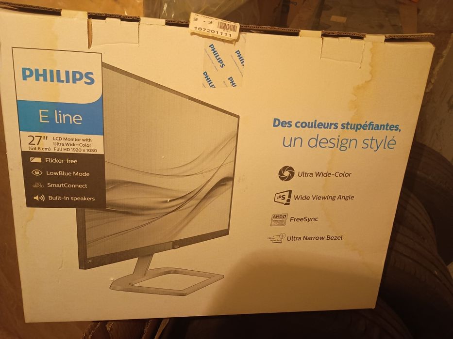 Монітор 27" Philips E-Line 276E9Q  (1920x1080) IPS в чудовому стані