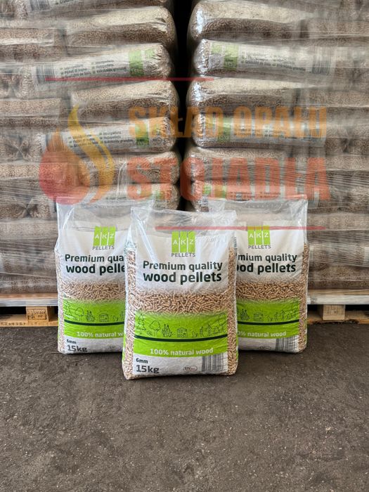 Pellet AKZ Premium Sosnowy En Plus A1 Super Jakość
