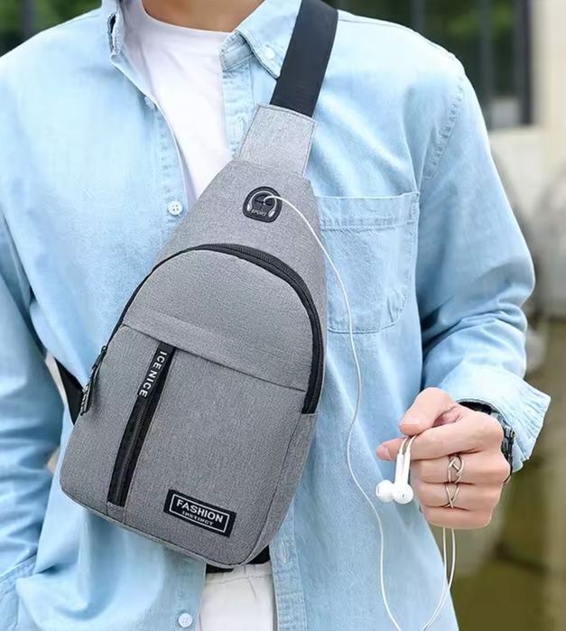 Сумка через плечо на одно плечо 31х5х18 см