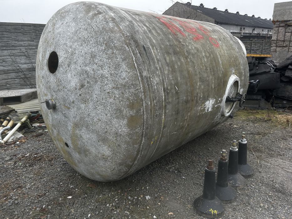 Zbiornik 5000l Włókno Szklane Woda Deszczówka Szambo Chemia Transport