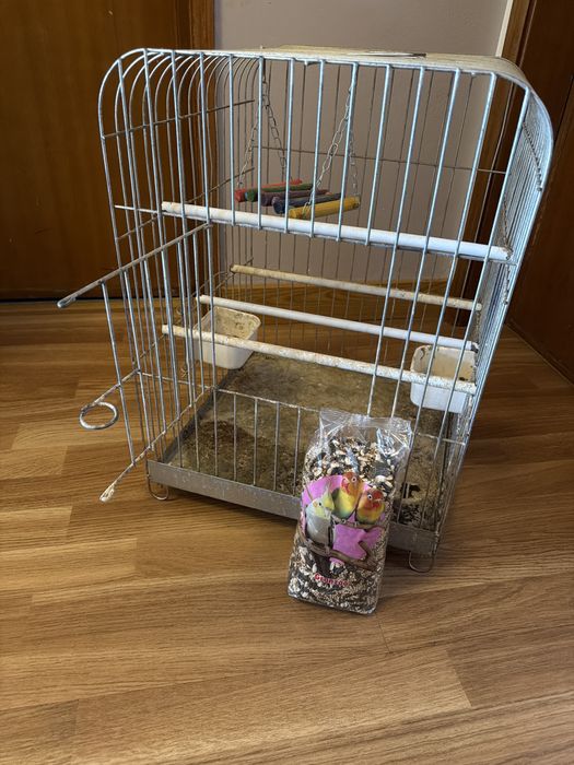 Gaiola para caturra/papagaio