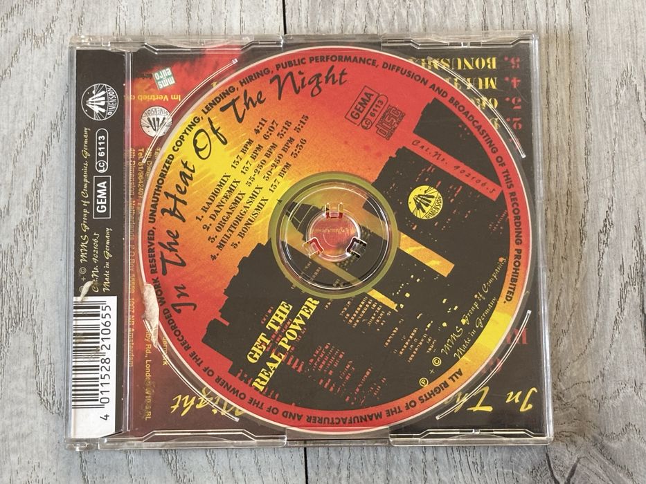 Get The Real Power – In The Heat Of The Night 1994 maxi CD EURODANCE