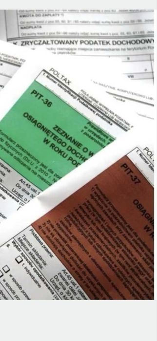Rozliczenie roczne Pit 37,36,28