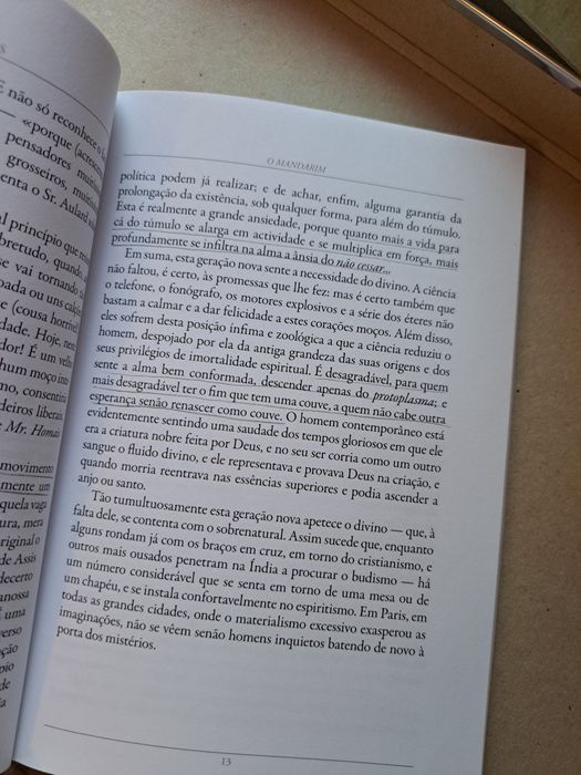 Livro "O Mandarim" de Eça de Queirós
