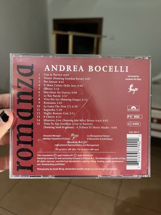CD Andrea Bocelli