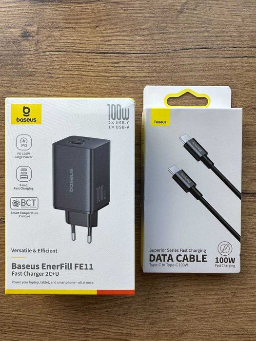 Зарядний пристрій Baseus GaN6 Pro 100W/140W Нові!