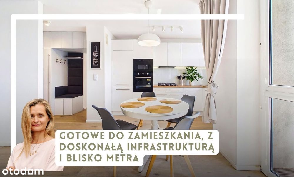 2 pokoje-wykończone-balkon-blisko METRO