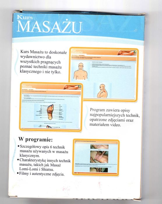 Kurs masażu Magia tarota Twój dietetyk (PC CD) Programy multimedialne Zdrowie i uroda