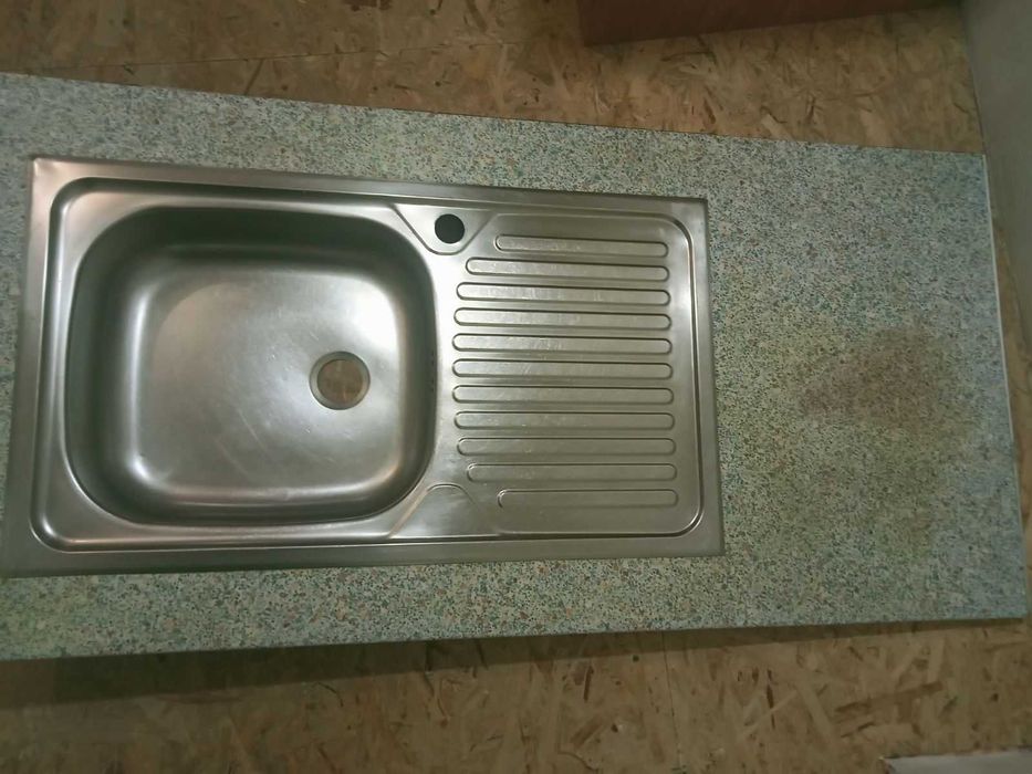Мойка 76/44 см. + столешница