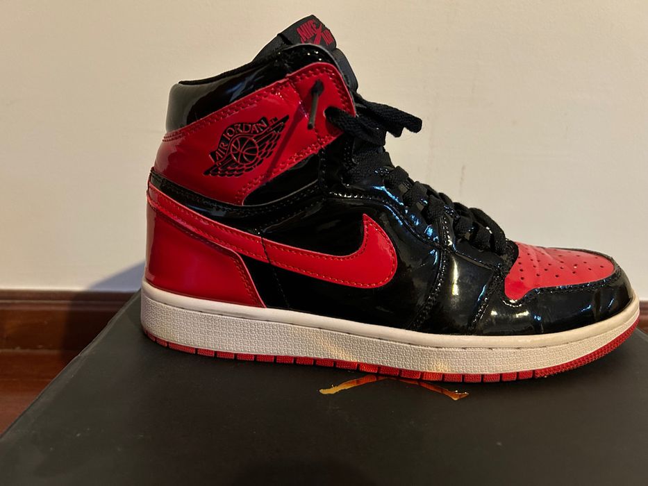 jordan 1 patent bred usado