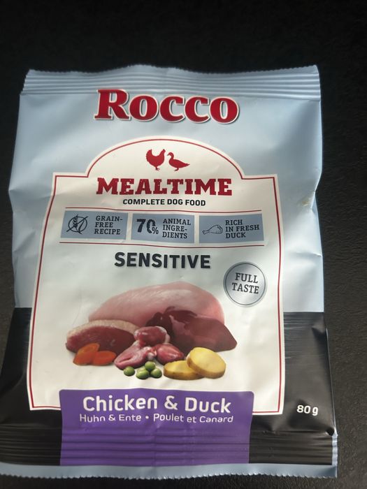 Karma Rocco Mealtime Sensitive kurczak i kaczka  160g