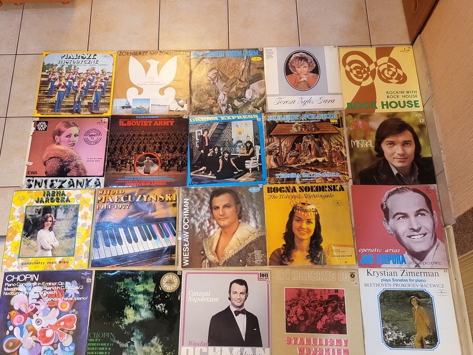 Plyty WINYLOWE 70 Sztuk