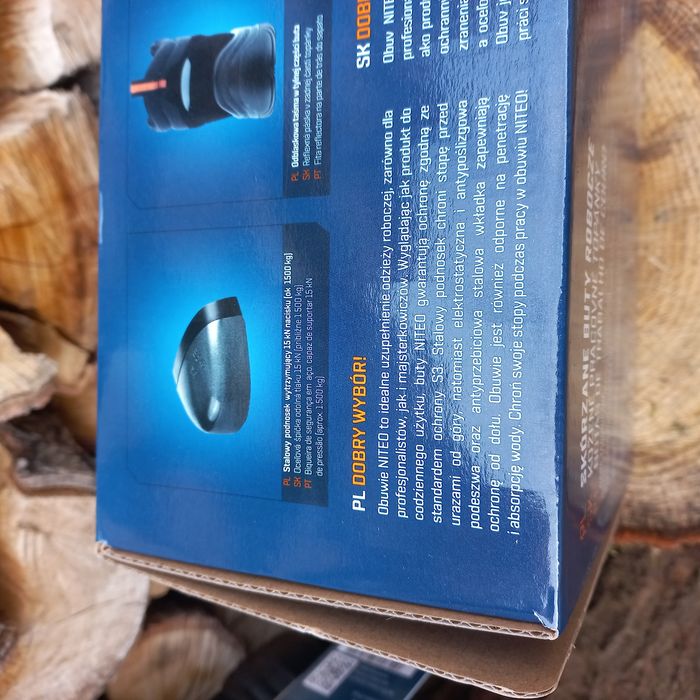 Skórzane buty robocze 43