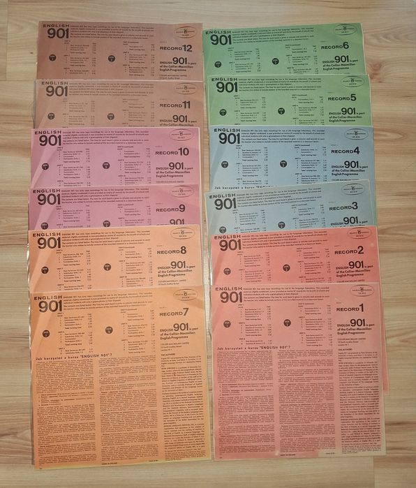 Płyty Winylowe Komplet 12 części English 901 Peter Strevens