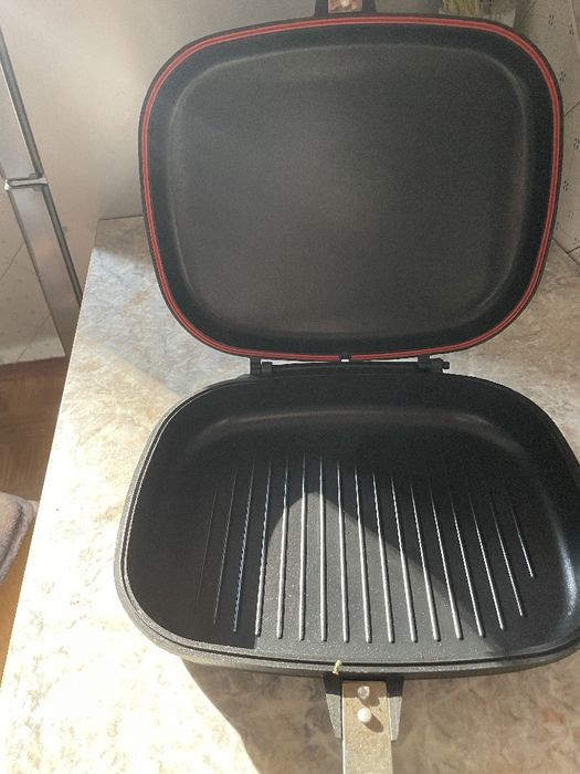 Двостороння гріль сковорода Grant| Сковорода для грилю Grant