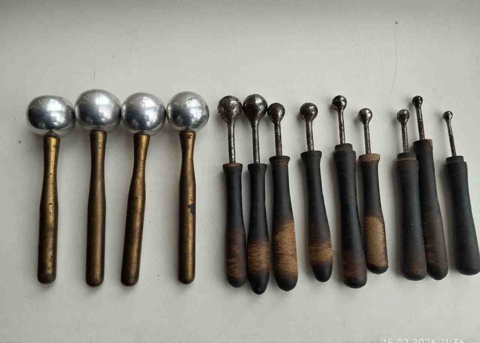 Бульки для изготовления цветов из ткани и кожи