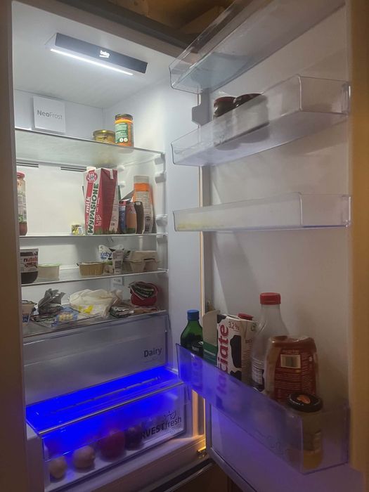 Lodówka Beco  no Frost   szara