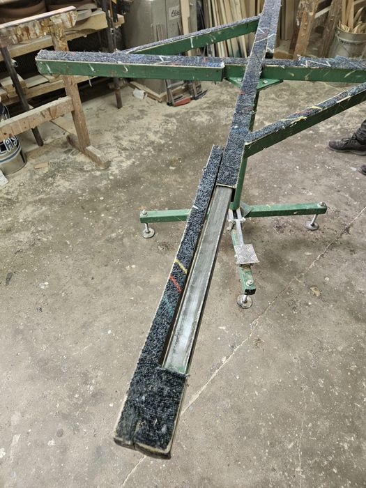 Stół stolarski obotowy do składania okien podnoszony 165x165 260x260