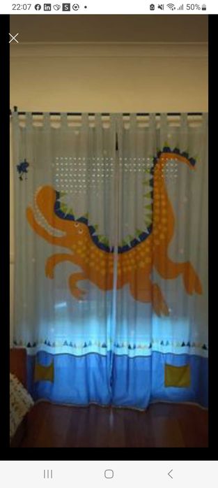 Cortinados quarto de criança