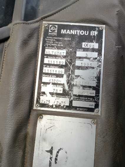 Ładowarka  MANITOU BF MLT626T