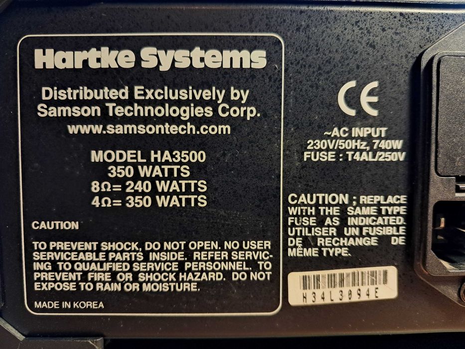 Hartke HA3500 głowa basowa Korea. Świąteczna promocja!