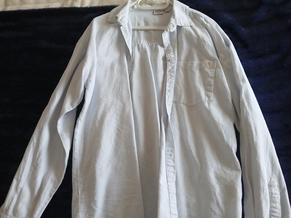 Camisa azul claro modalfa usada 11/12 anos