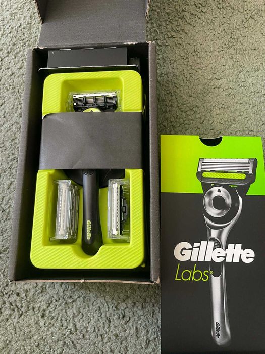Gillette Labs Neon Maszynka do golenia + 8 wkładów 06036(1)