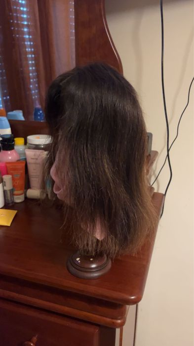 Peruca de cabelo humano