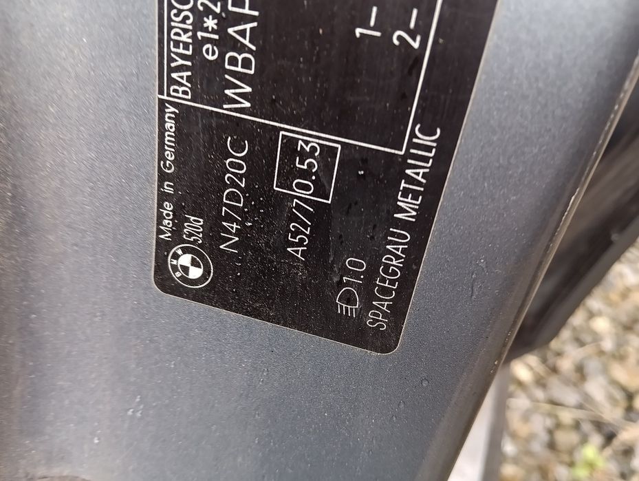 BMW E60 E61 DRZWI PRawa lewa PRZOD TYL prawe lewe A52/7 spacegrau