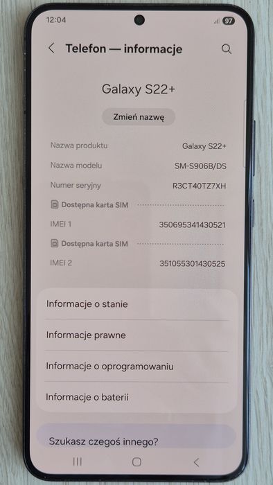 Samsung galaxy S22 plus pierwszy właściciel
