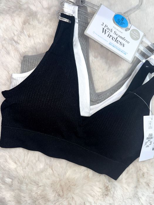 Primark 3 x biustonosz sportowy nowy S