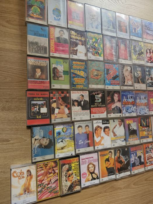 Cassetes música k7 antigas