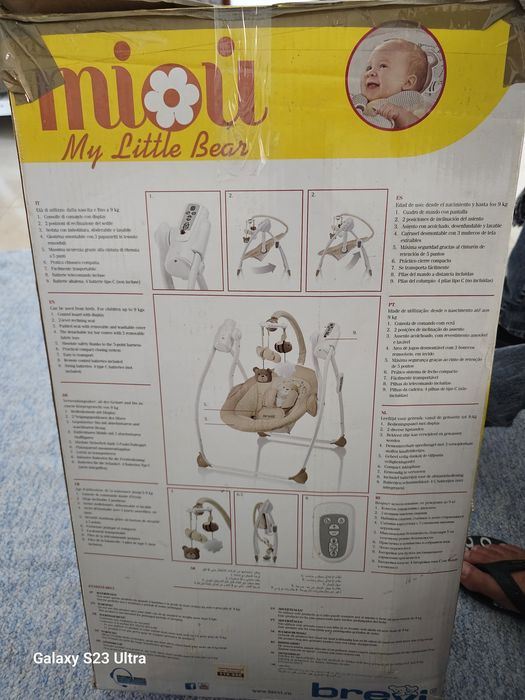 Espreguiçadeira de bebé