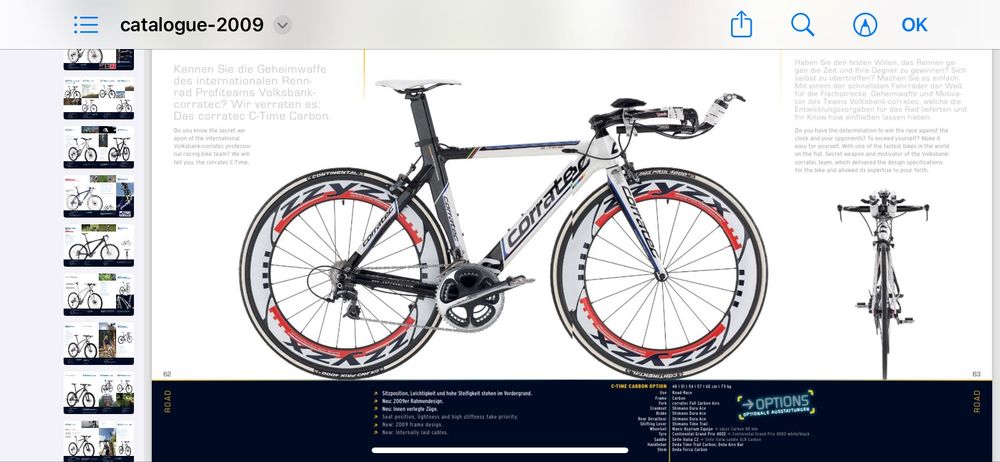 Rower triatlonowy - C-Time Corratec full carbon